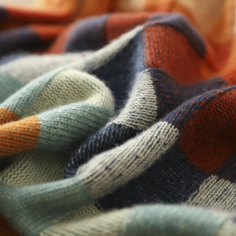 Elina™ Patchwork-Rollkragenpullover