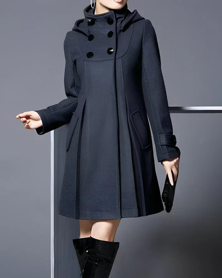 Aria™ Elegant Button-Front Coat