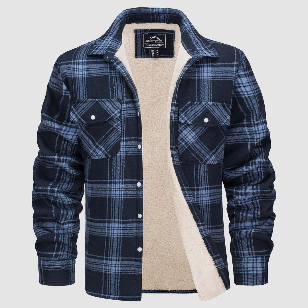 Emiel™ karierte Hemdjacke