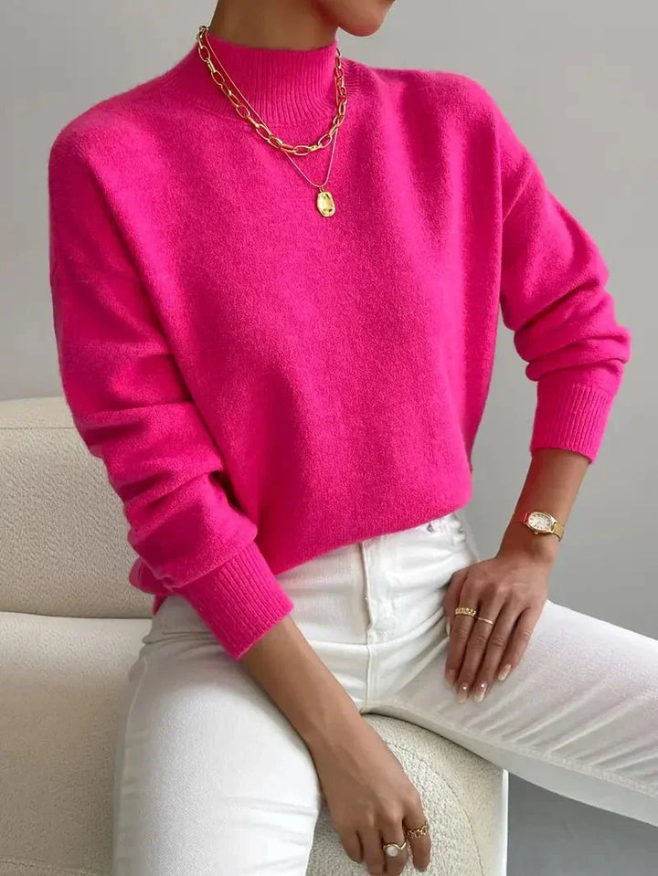 Vionne™ | High Neck Sweater