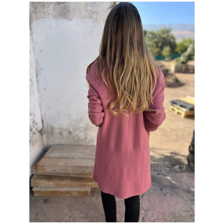 Leonie™ Langärmelige Strickjacke mit Anzugkragen