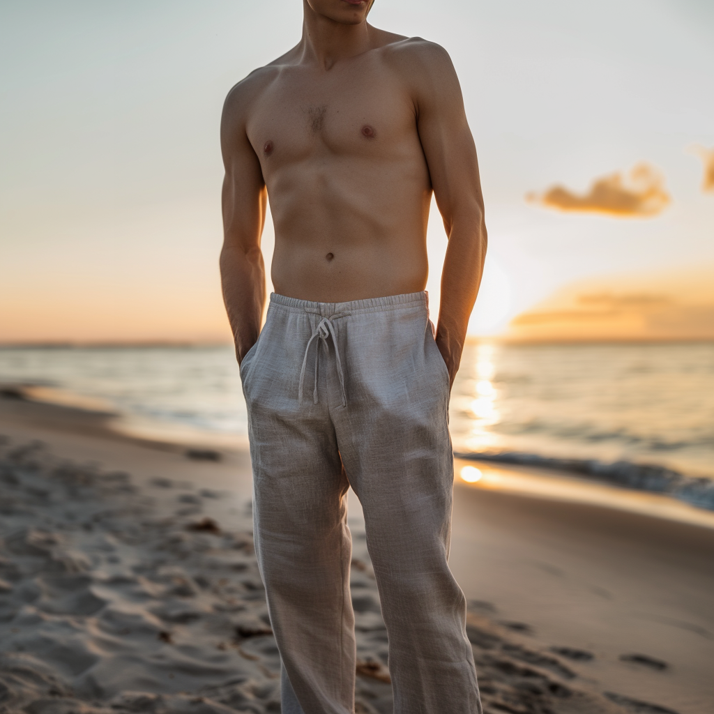 Lucian™ Lässige Leinenhose